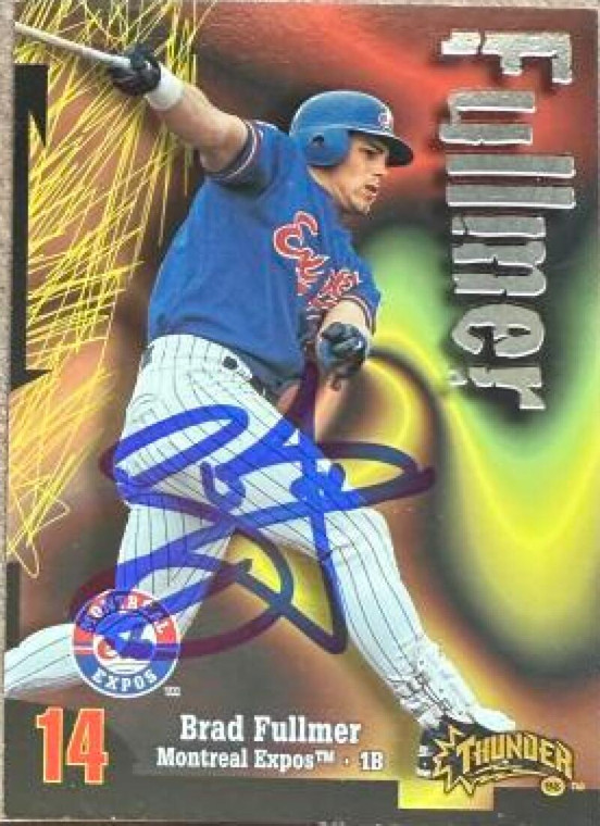 Brad Fullmer Autographed 1998 Circa Thunder #109 