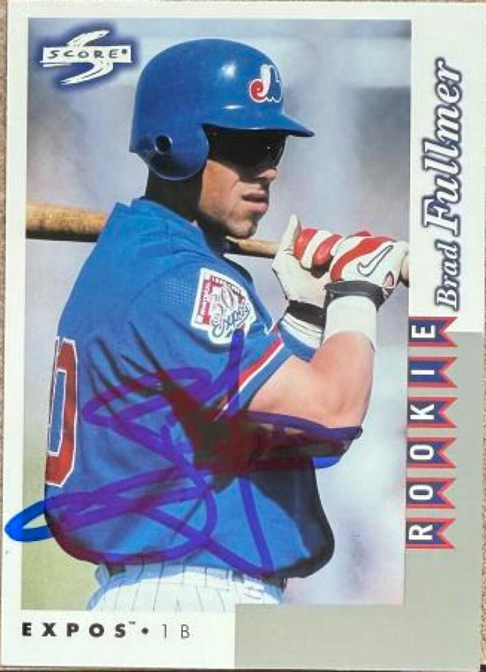 Brad Fullmer Autographed 1998 Score Rookie & Traded #RT249 ROO