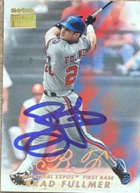 Brad Fullmer Autographed 1999 SkyBox Premium #166