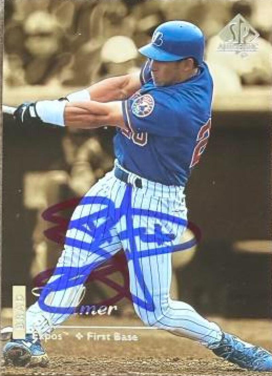 Brad Fullmer Autographed 1999 SP Authentic #53 