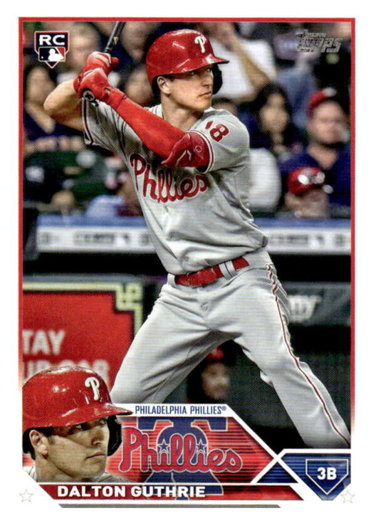 2023 Topps #398 Dalton Guthrie NM-MT  RC Rookie Philadelphia Phillies 
