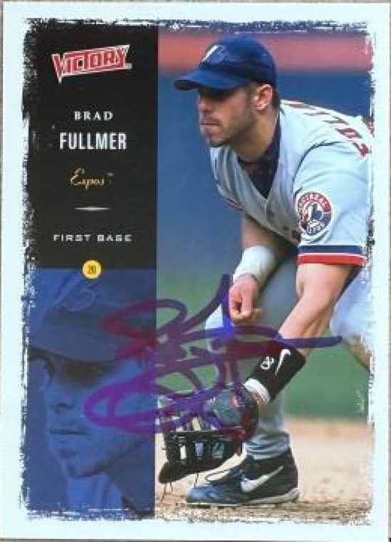 Brad Fullmer Autographed 2000 Upper Deck Victory #133 