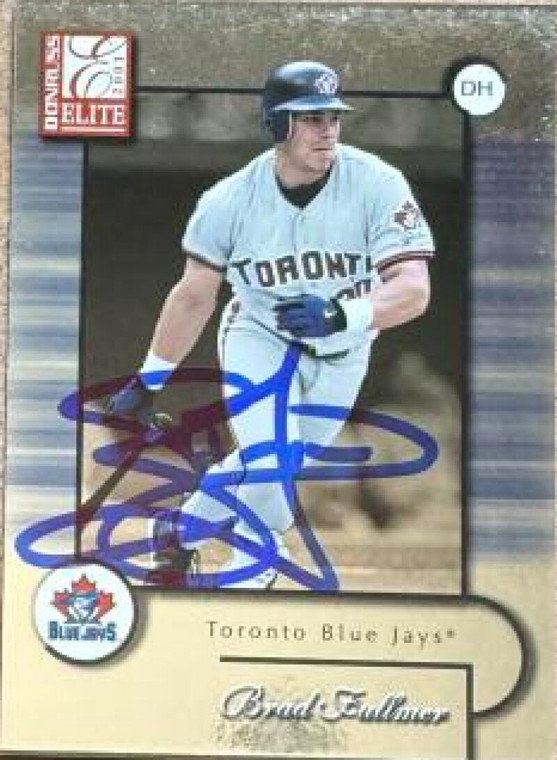Brad Fullmer Autographed 2001 Donruss Elite #94  