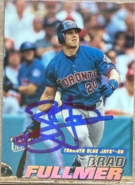 Brad Fullmer Autographed 2001 Fleer Ultra #30  