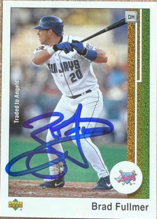 Brad Fullmer Autographed 2002 UD Authentics #1 