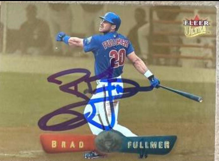 Brad Fullmer Autographed 2002 Fleer Ultra Gold Medallion #73 