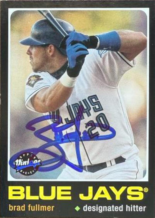 Brad Fullmer Autographed 2002 Upper Deck Vintage #24