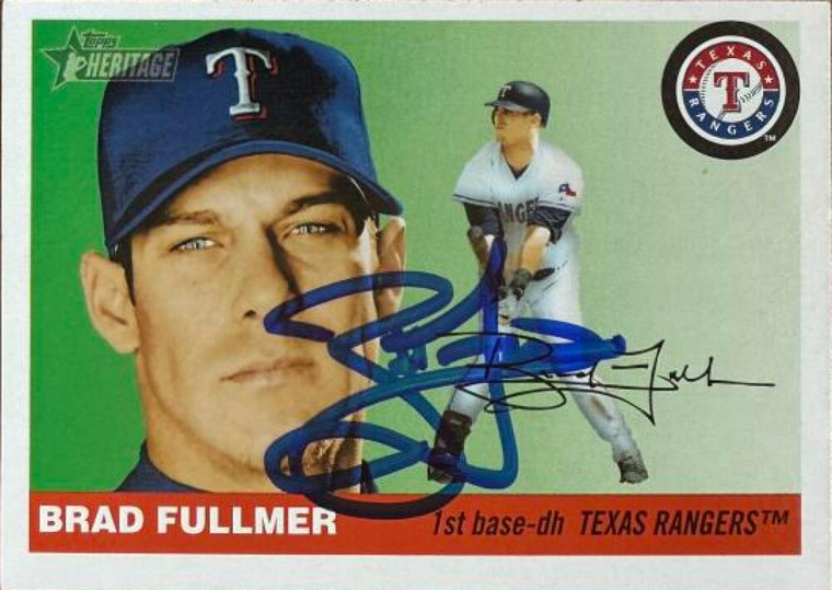 Brad Fullmer Autographed 2004 Topps Heritage #143 