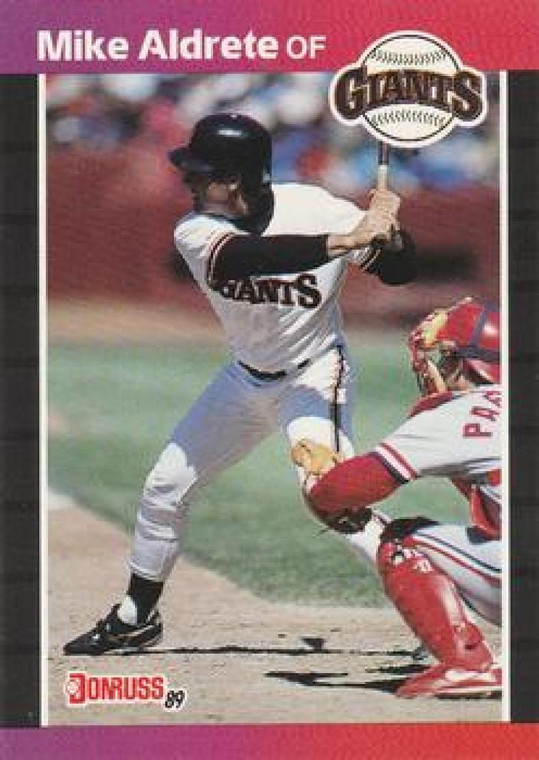 1989 Donruss #140 Mike Aldrete NM-MT San Francisco Giants 