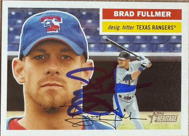 Brad Fullmer Autographed 2005 Topps Heritage #215 