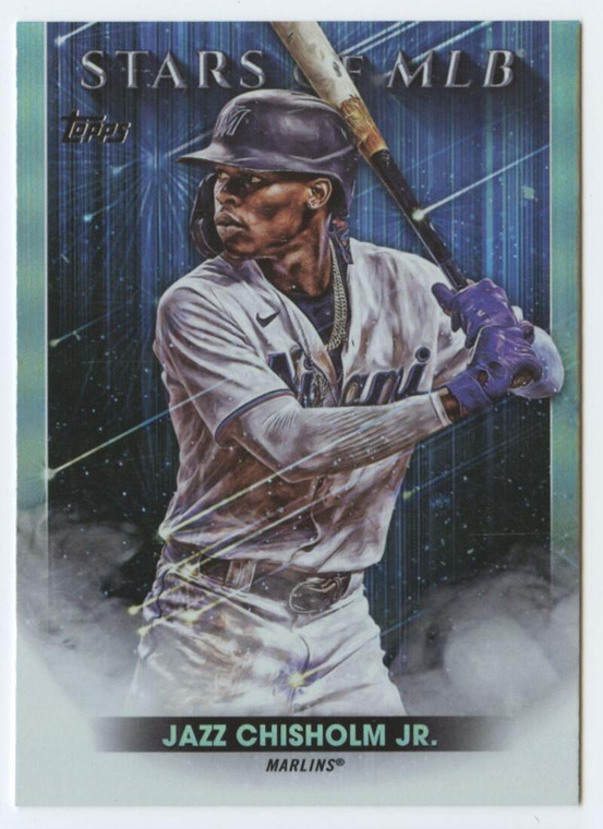 2022 Topps Stars of MLB #SMLB-10 Jazz Chisholm Jr. NM/MT  Miami Marlins 