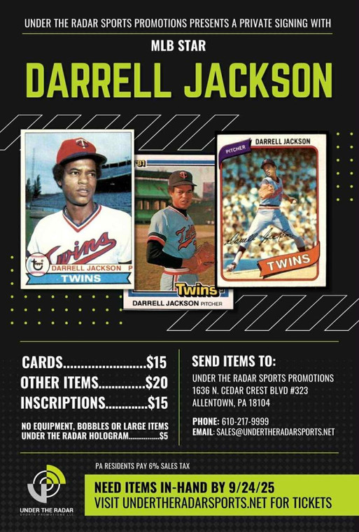 Darrell Jackson Autograph Baseball Cards