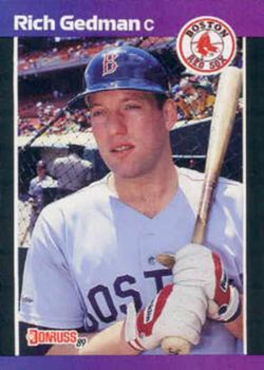 1989 Donruss #162 Rich Gedman NM-MT Boston Red Sox 
