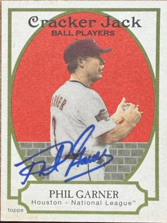 Phil Garner Autographed 2005 Topps Cracker Jack - Mini Red #133 MGR