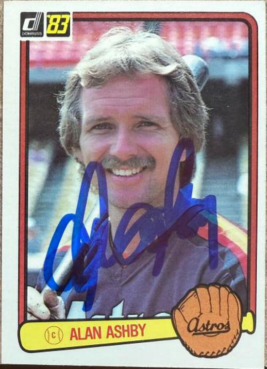 Alan Ashby Autographed 1983 Donruss #144