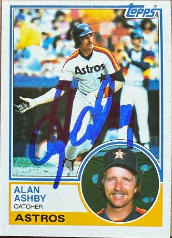 Alan Ashby Autographed 1983 Topps #774