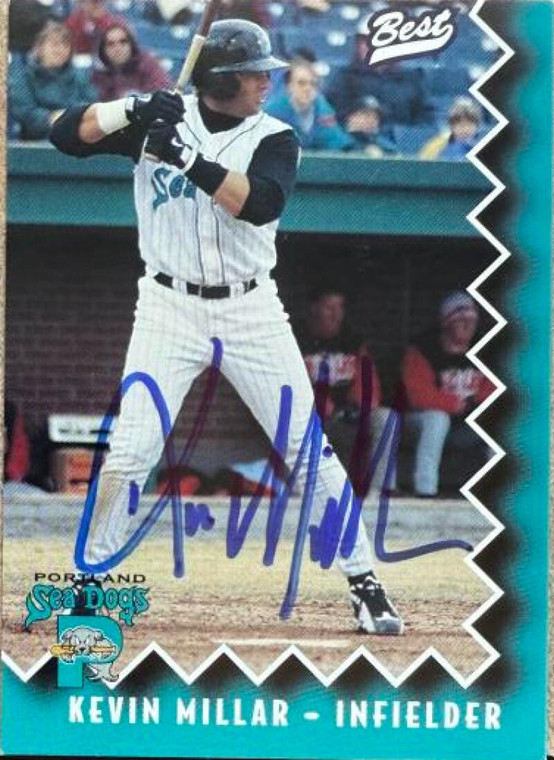 Kevin Millar Autographed 1997 Best Portland Sea Dogs #20 