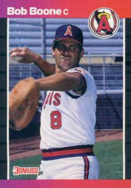 1989 Donruss #170 Bob Boone NM-MT California Angels 