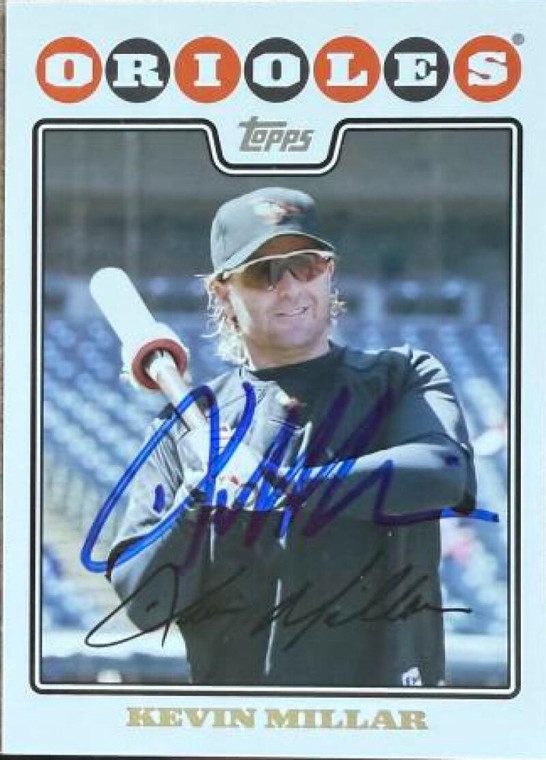 Kevin Millar Autographed 2008 Topps #68
