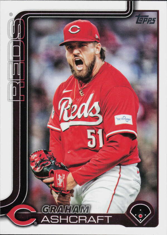 SOLD 163662 2025 Topps #626 Graham Ashcraft NM-MT  Cincinnati Reds 