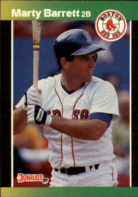 1989 Donruss #184 Marty Barrett NM-MT Boston Red Sox 