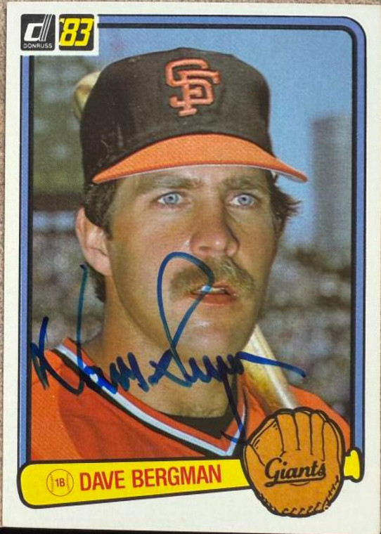 Dave Bergman Autographed 1983 Donruss #550