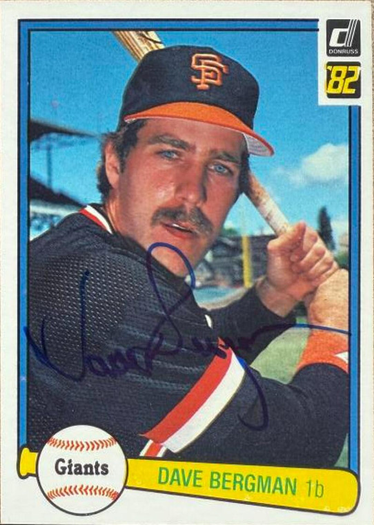 Dave Bergman Autographed 1982 Donruss #146