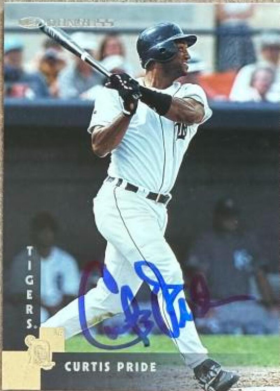 Curtis Pride Autographed 1997 Donruss #192