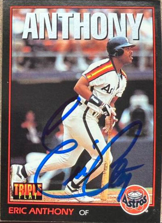 Eric Anthony Autographed 1993 Triple Play #109  