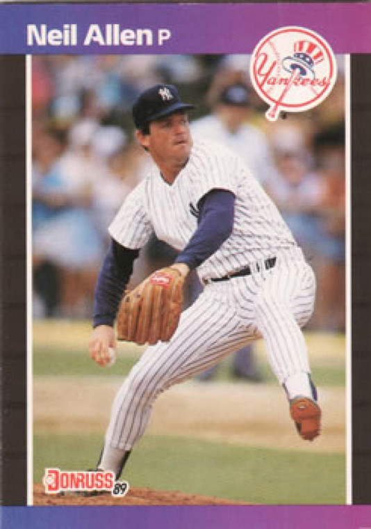 1989 Donruss #196 Neil Allen NM-MT New York Yankees 