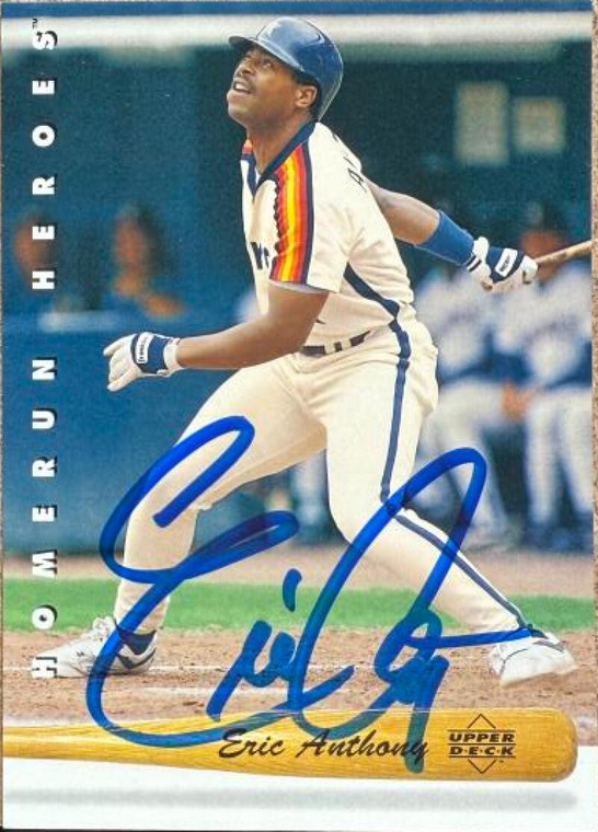 Eric Anthony Autographed 1993 Upper Deck - Homerun Heroes #HR22