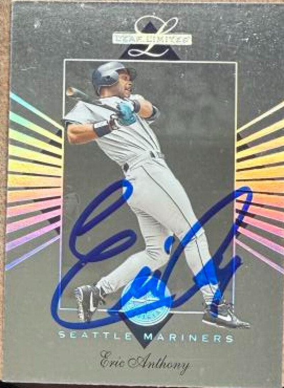Eric Anthony Autographed 1994 Leaf Limited #64 