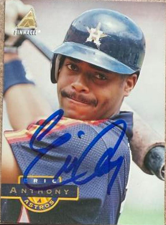 Eric Anthony Autographed 1994 Pinnacle #75 