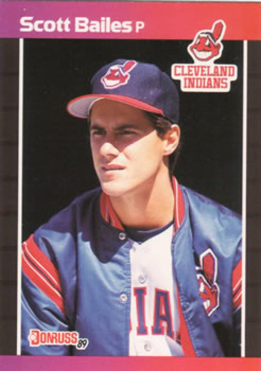 1989 Donruss #202 Scott Bailes NM-MT Cleveland Indians 