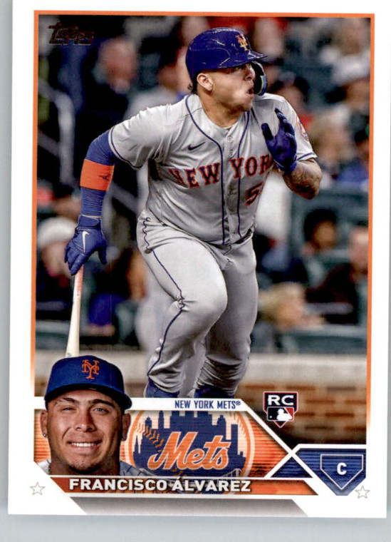 2023 Topps #644 Francisco Alvarez NM-MT  RC Rookie New York Mets 