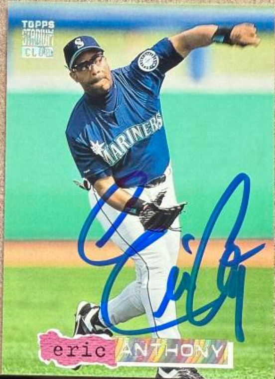 Eric Anthony Autographed 1994 Stadium Club Golden Rainbow #548