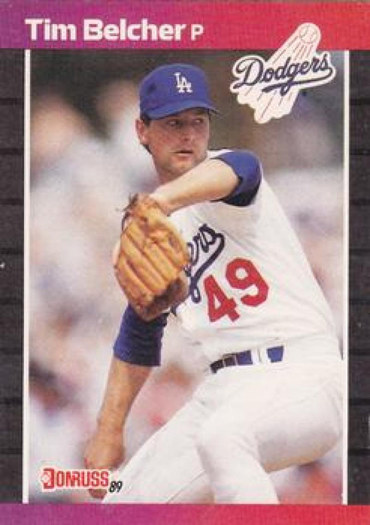 1989 Donruss #203 Tim Belcher NM-MT Los Angeles Dodgers 