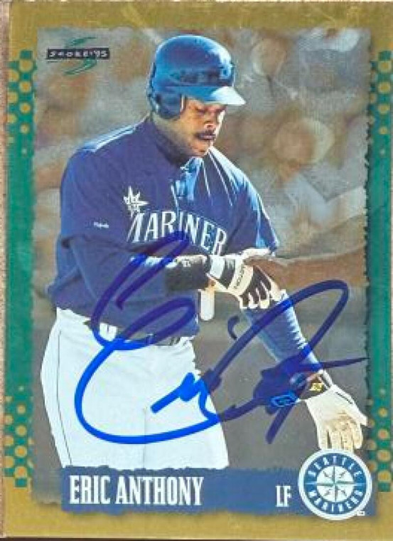 Eric Anthony Autographed 1995 Score Gold Rush #506