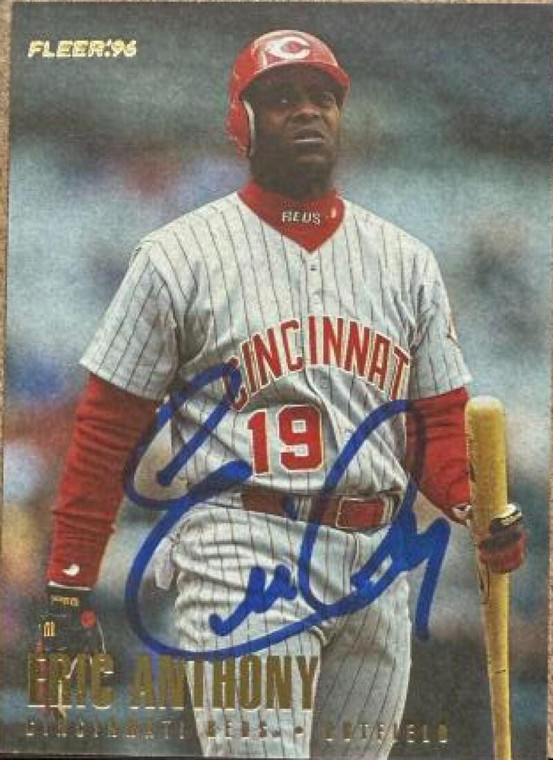 Eric Anthony Autographed 1996 Fleer Update #U116 
