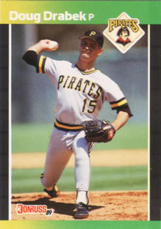 1989 Donruss #211 Doug Drabek NM-MT Pittsburgh Pirates 