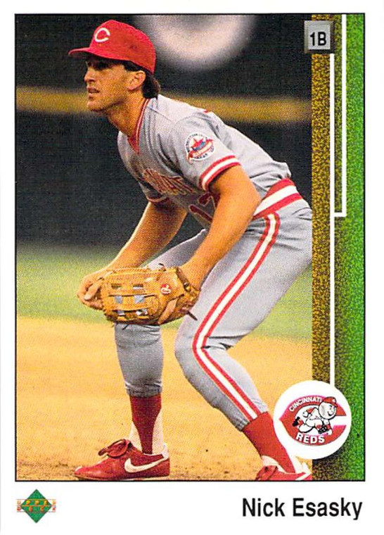 1989 Upper Deck #299 Nick Esasky VG Cincinnati Reds 