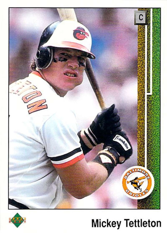 1989 Upper Deck #553 Mickey Tettleton VG Baltimore Orioles 