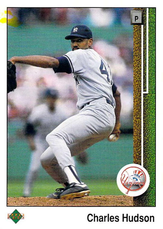 1989 Upper Deck #586 Charlie Hudson VG New York Yankees 