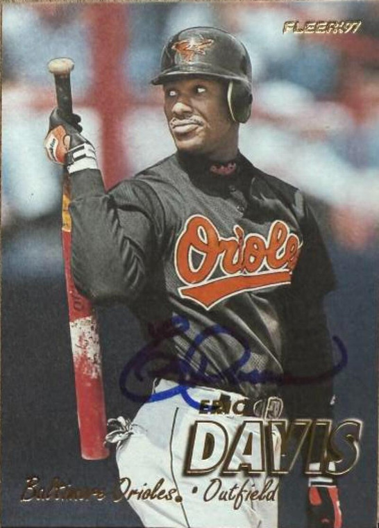 Eric Davis Autographed 1997 Fleer #642
