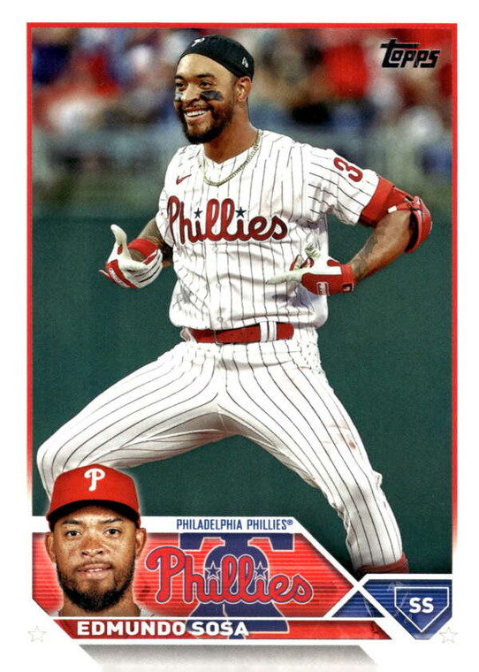 2023 Topps Update Series #US2 Edmundo Sosa NM/MT  Philadelphia Phillies 