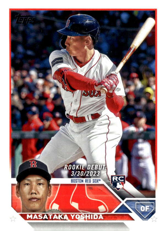 2023 Topps Update Series #US5 Masataka Yoshida Rookie Debut NM/MT  Boston Red Sox 