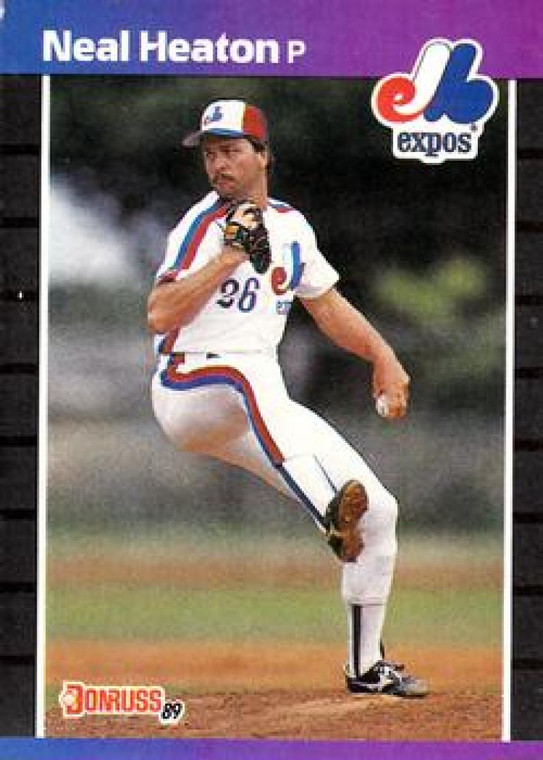 1989 Donruss #224 Neal Heaton NM-MT Montreal Expos 