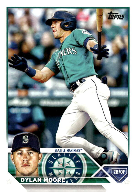 2023 Topps Update Series #US47 Dylan Moore NM/MT  Seattle Mariners 