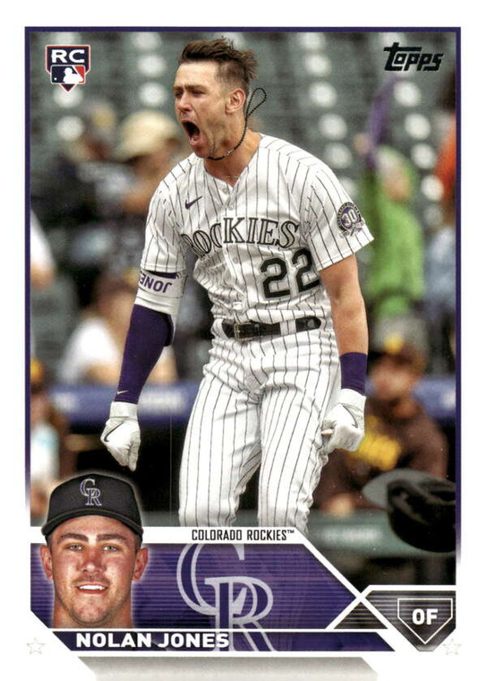 2023 Topps Update Series #US85 Nolan Jones NM/MT  RC Rookie Colorado Rockies 