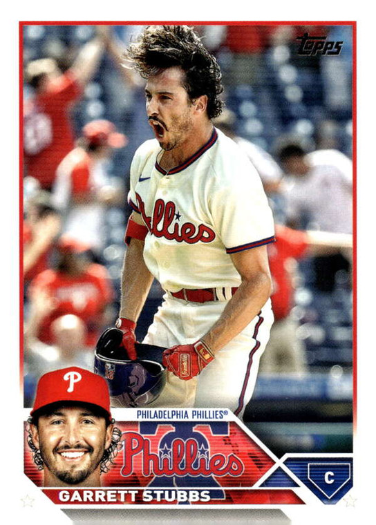 2023 Topps Update Series #US137 Garrett Stubbs NM/MT  Philadelphia Phillies 